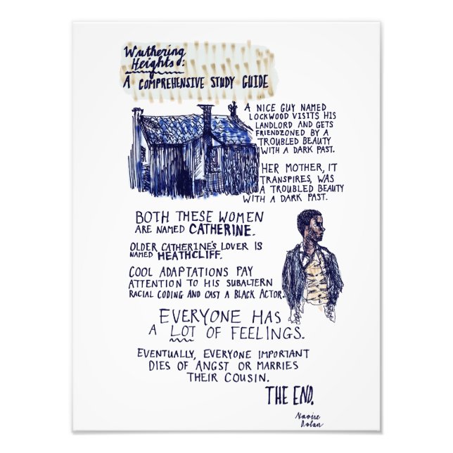 Suthering Heights Fototryck (Framsidan)