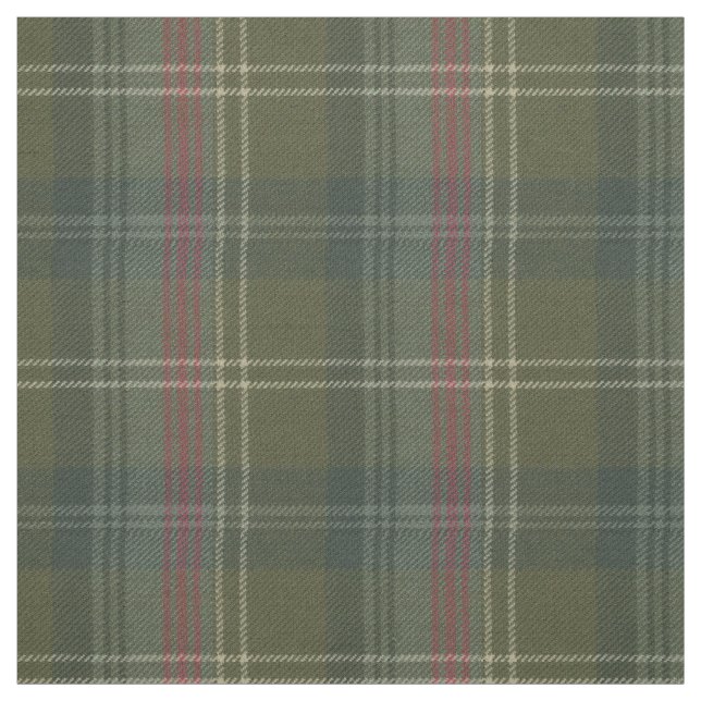 Sutherland Gamla Weasted Scottish Tartan Fabric Tyg (Provkarta)