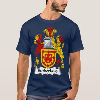 Sutherland Jackar Arm Sutherland Family Crest T Shirt