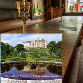 Sutherland Klan Dunrobin Castle Scenia Landscape Pussel