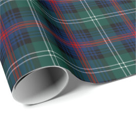 Sutherland Klan Tartan Grönt och Blue Play Presentpapper