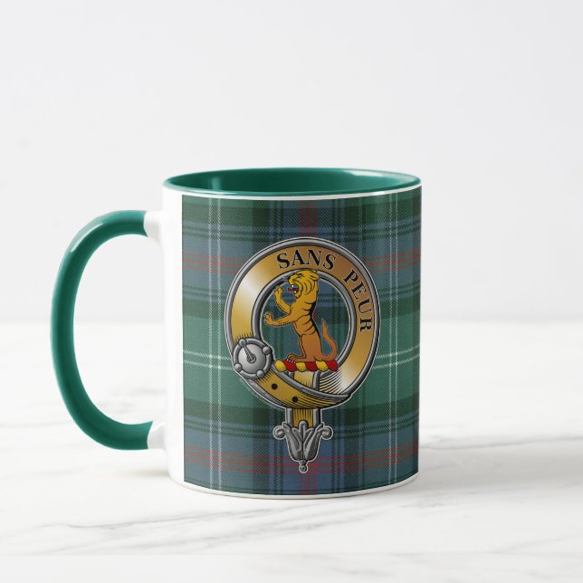 Sutherland Tartan & Badge Mugg (Vänster)