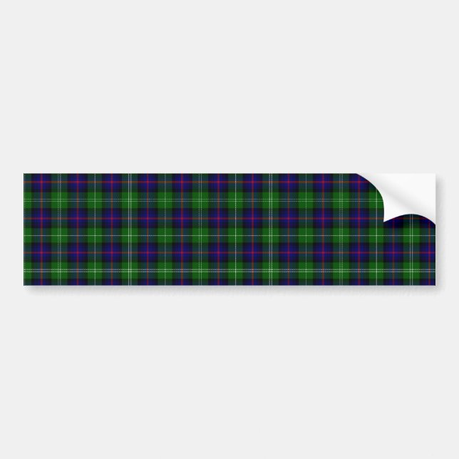 Sutherland Tartan Bildekal (Framsidan)