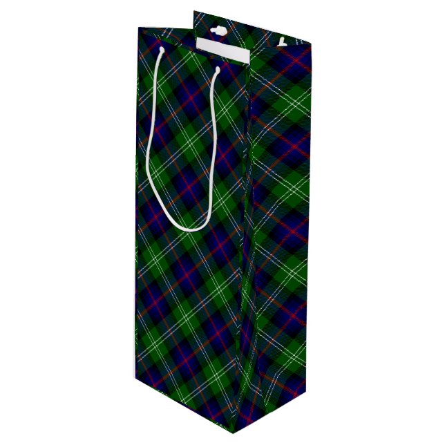 Sutherland tartan blå grön rutig (Framsidan Vinklad)