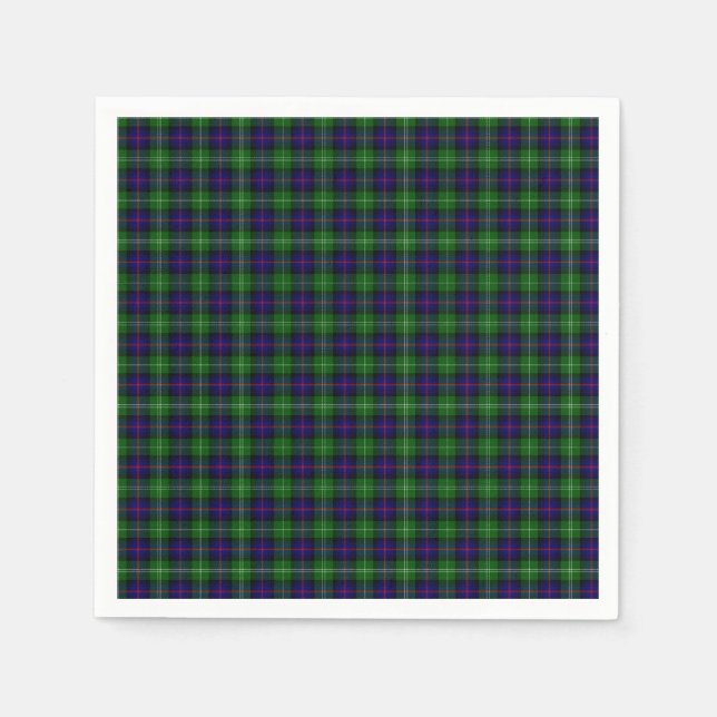 Sutherland Tartan Pappersservett (Framsidan)