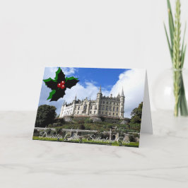 Sutherlandklanens Dunrobin Castle Holly Helgkort