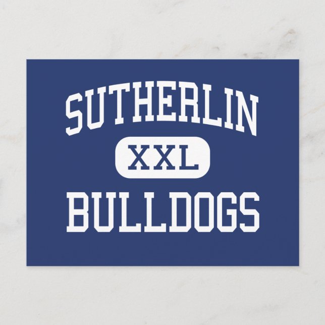 Sutherlin - Bulldog - High - Sutherlin Oregon Vykort (Framsida)