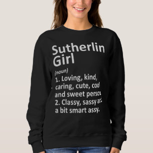 Sutherlin Girl eller Oregon Funny City Home Roots T Shirt