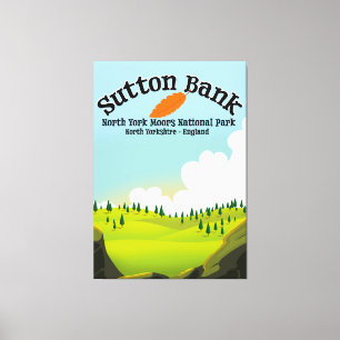 Suton bank North York moors national park Canvastryck