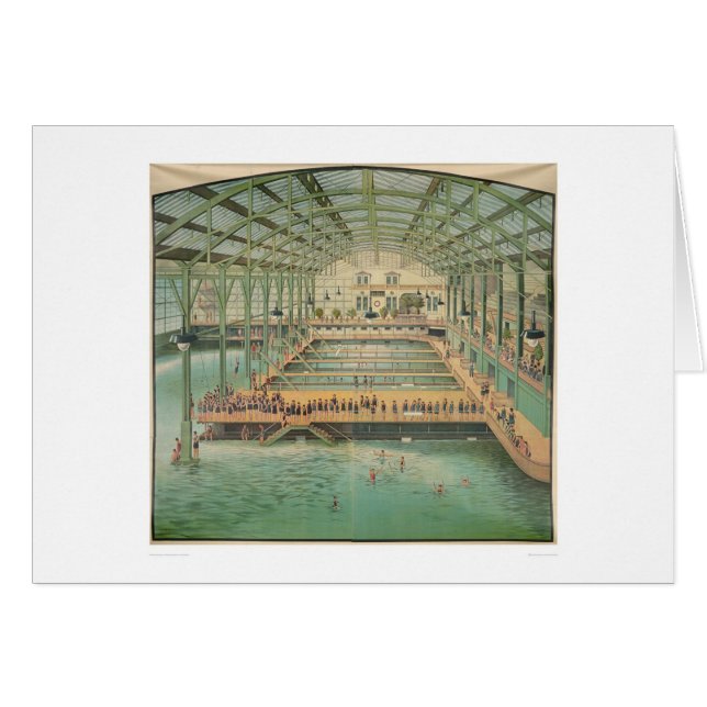 Sutro badar (1210) hälsningskort (Framsidan Horizontal)