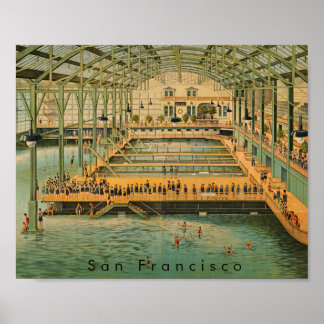 Sutro Baths Pavilion San Francisco 1885 Viktorians Poster