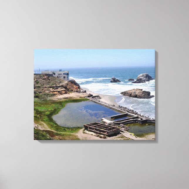 Sutro Baths San Francisco Kalifornien Canvastryck (Framsida)
