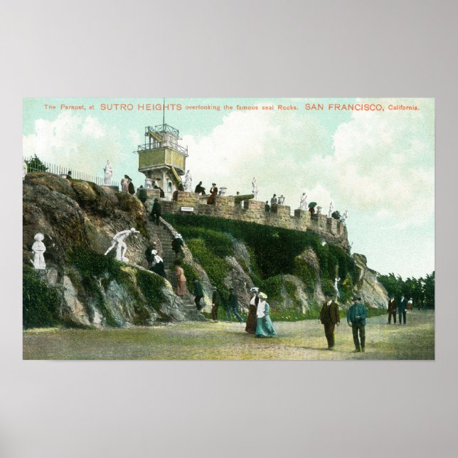 Sutro Heights Parapet Poster (Framsidan)