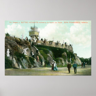 Sutro höjdParapet Poster