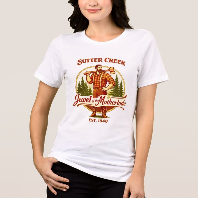 Sutter Creek – Jewel of the Motherlode T Shirt (Framsida)