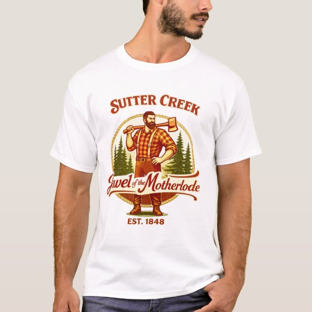 Sutter Creek – Juvel i Motherlode T Shirt (Framsida)