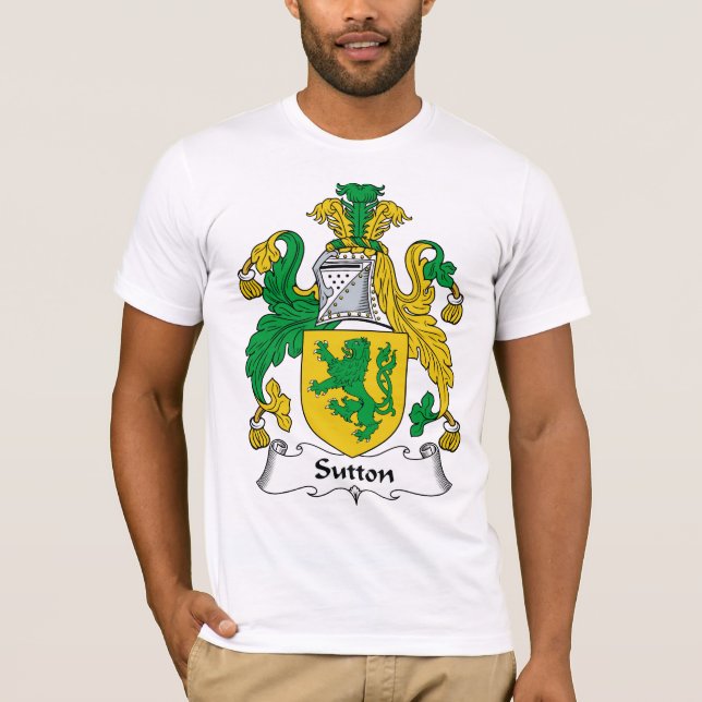 Sutton familjvapensköld tee shirt (Framsida)