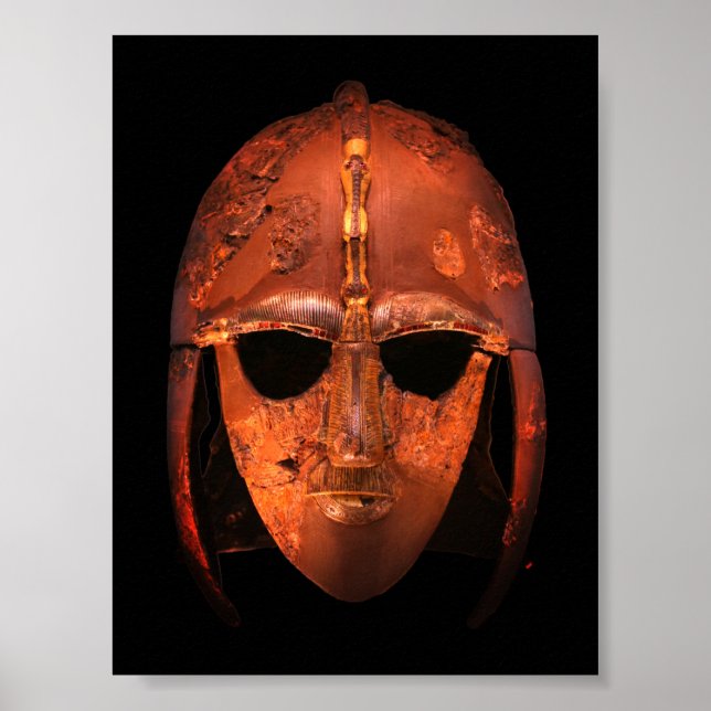 Sutton Hoo helmet Poster (Framsidan)