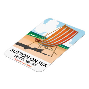 Sutton on Sea Sea Sea Sea Sea Sea Seside-reseaffis Magnet
