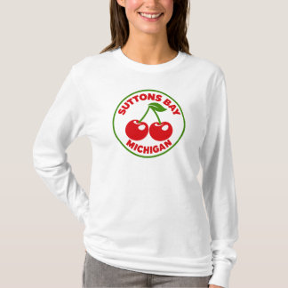Suttons Bay Michigan Körsbär T Shirt