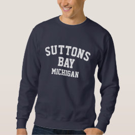 Suttons Bay Michigan-utskriven sötskjorta Lång Ärmad Tröja