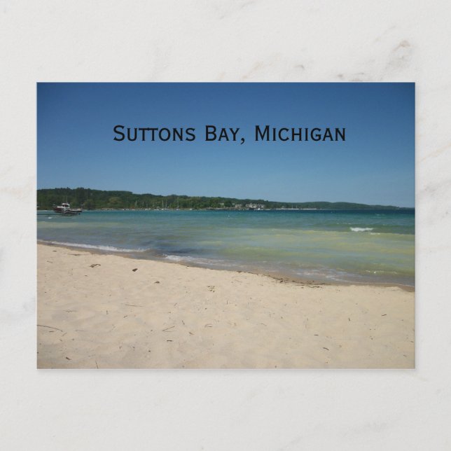 Suttons Bay Michigan-vykort Vykort (Framsida)