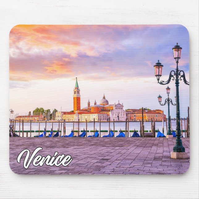 Suunset over Venedig, Italien Musmatta (Framsidan)