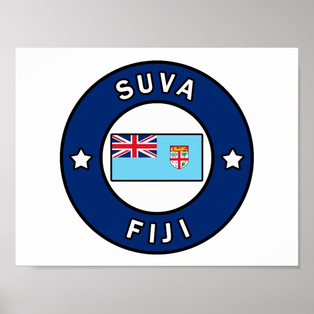 Suva Fiji Poster (Framsidan)