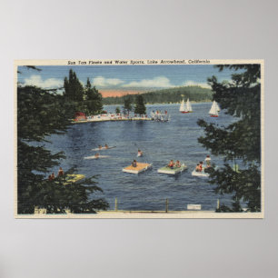Suveräna Flyter och sportar Poster