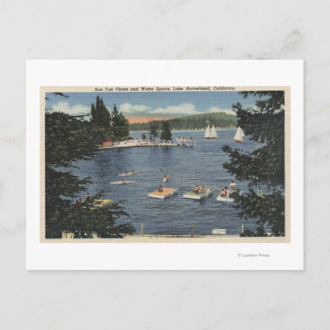 Suveräna Flyter och sportar Vykort (Framsida)