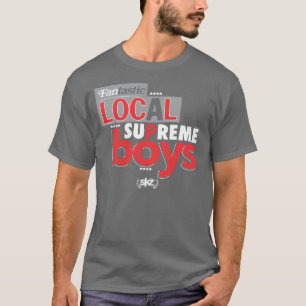 Suveräna pojkar (grått som, är röda) tee shirt