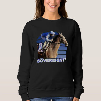 Suveränitetshorn, Horse Tävla, Santa Anita, Del T Shirt