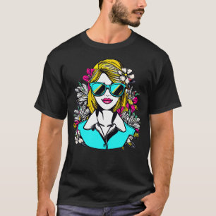 Suveränt vacker flygassistent Mamma T Shirt