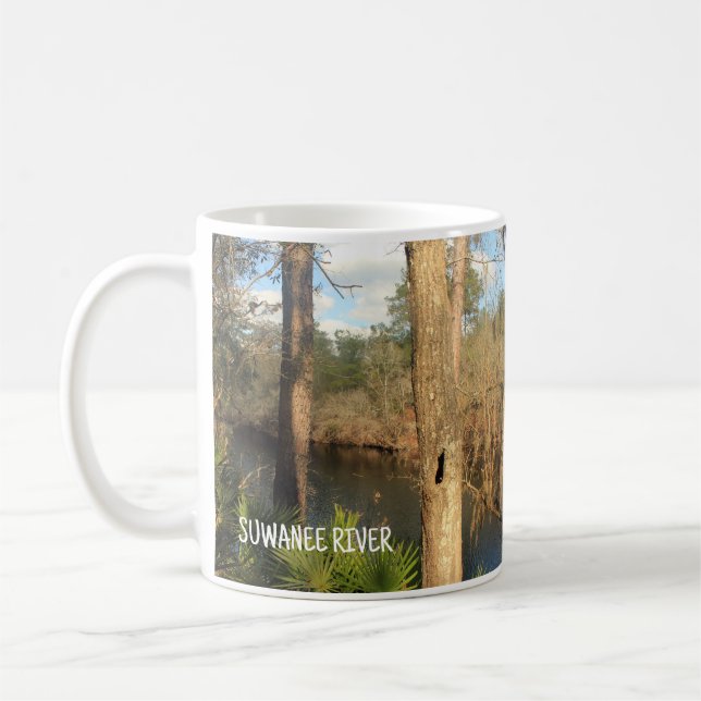 Suwanee River, Big Shoals State Park, Florida Mugg (Vänster)