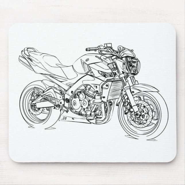Suz GSR600 2006+ Musmatta (Framsidan)
