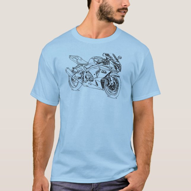 Suz GSXR1000 2012 T Shirt (Framsida)