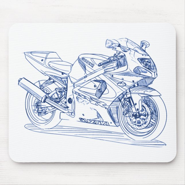 Suz GSXR750 2000-03 Musmatta (Framsidan)