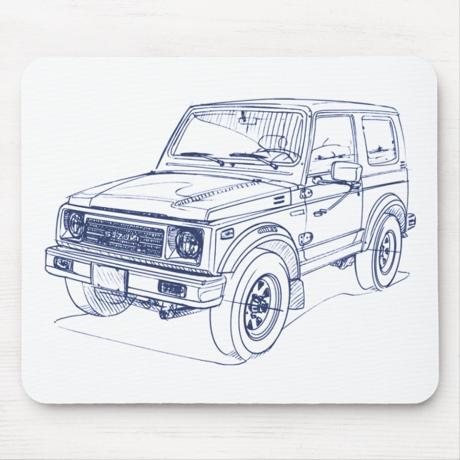 Suz Samurai Jimny SJ 1988 Musmatta (Framsidan)