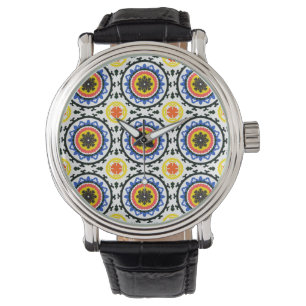 Suzani mönster armbandsur