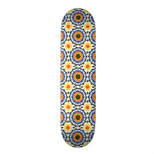 Suzani mönster mini skateboard bräda 18,7 cm