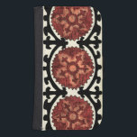 Suzani Stil Decorative Blommönster Plånboksfodral<br><div class="desc">Chariklia Zarris har utformat denna dekorativa blommigt på liknande suzani stil tapestry. Dessa stamtextilier kommer från Centralasien och spårar deras härkomst tillbaka till 1500-talet. Äg en biet i historien genom att köpa mönster!</div>
