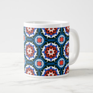 Suzanimönster med djärvt ornament jumbo mugg