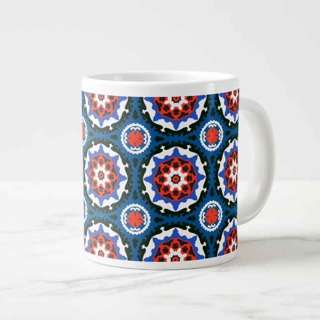 Suzanimönster med djärvt ornament jumbo mugg (Framsida höger)