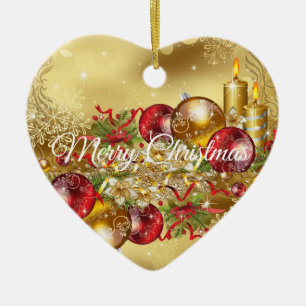 SUZANNE ELIZABETH CHRISTMAS COLLECTION CERAMIC ORN JULGRANSPRYDNAD KERAMIK