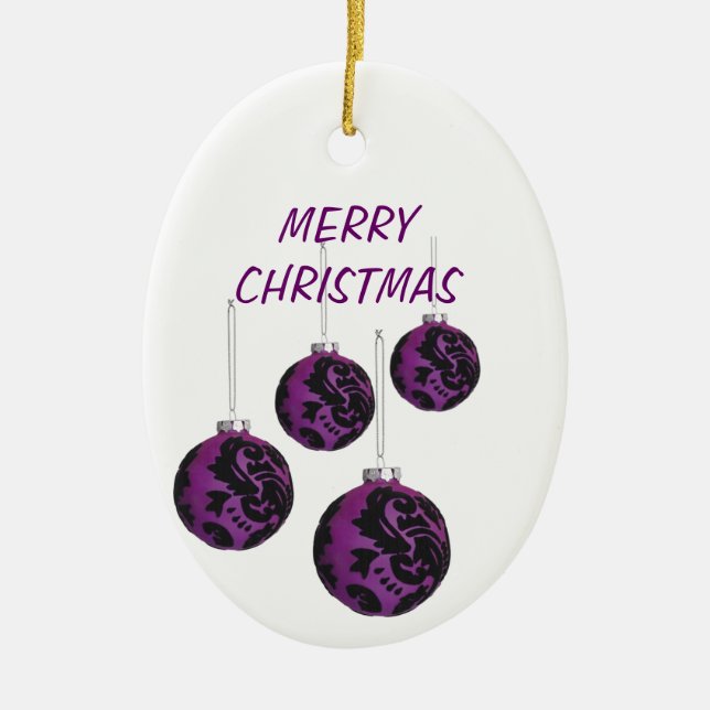 SUZANNE ELIZABETH CHRISTMAS COLLECTION CERAMIC ORN JULGRANSPRYDNAD KERAMIK (Framsidan)