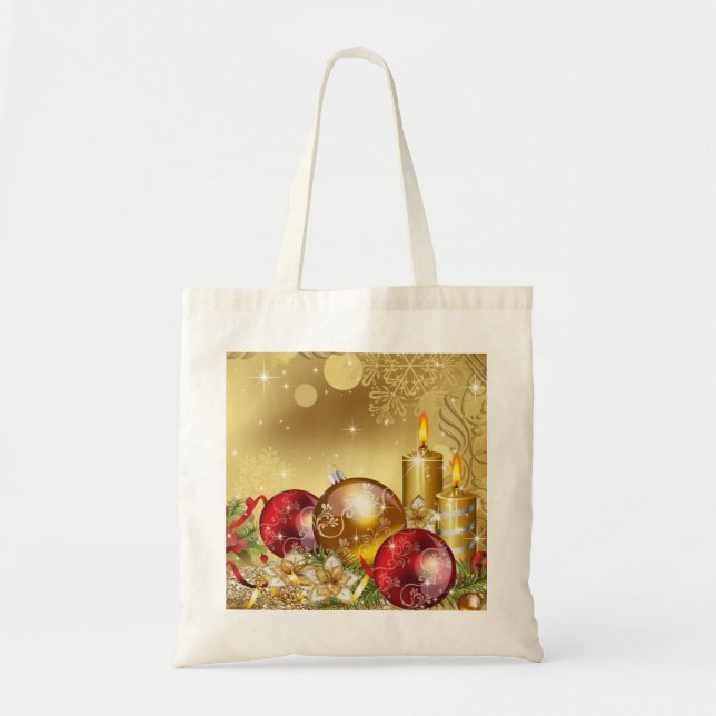 SUZANNE ELIZABETH CHRISTMAS-SAMLING- TOTE BAG TYGKASSE (Framsidan)