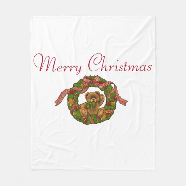 Suzanne Elizabeth jul Collection Ull Blan Fleecefilt (Framsidan)