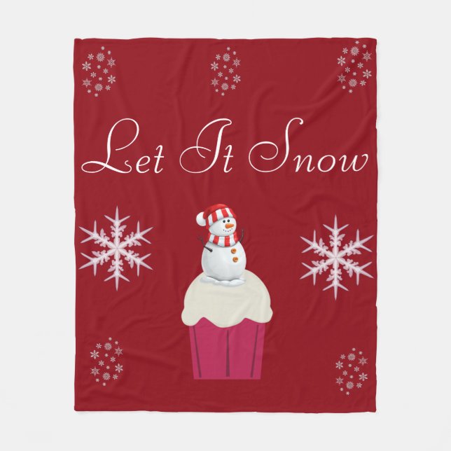 Suzanne Elizabeth jul Collection Ull Blan Fleecefilt (Framsidan)