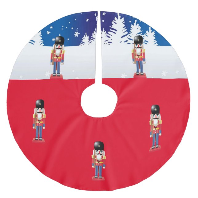 Suzanne Elizabeth julsamling - Julgransmatta Borstad Polyester (Framsidan)