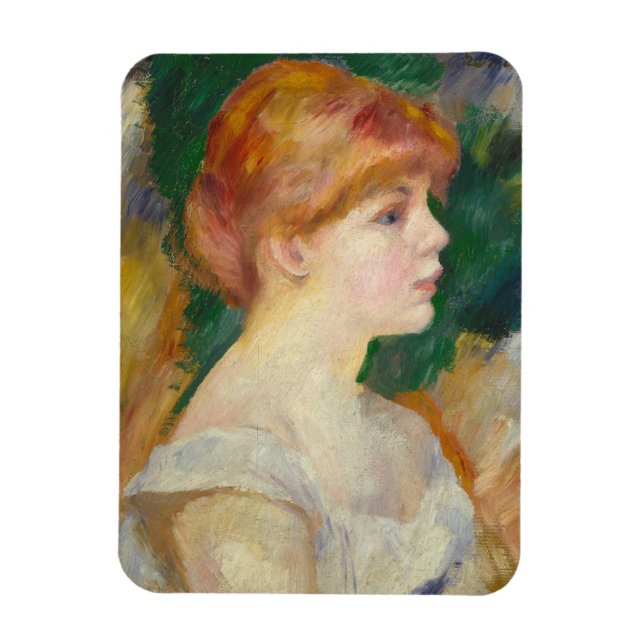 Suzanne Valadon, c.1885 (olja på arbetsyta) Magnet (Vertikal)